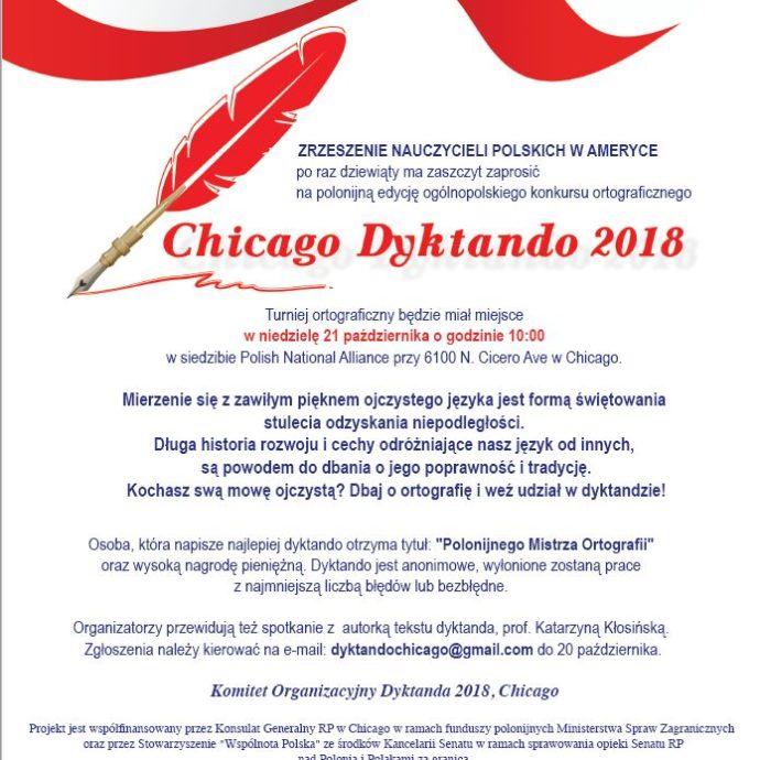 Chicago Dyktando 2018